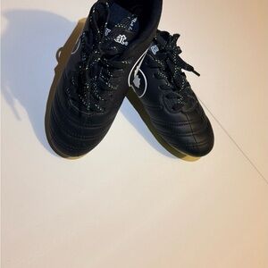 Puma Kids Black Sneakers with White Logo